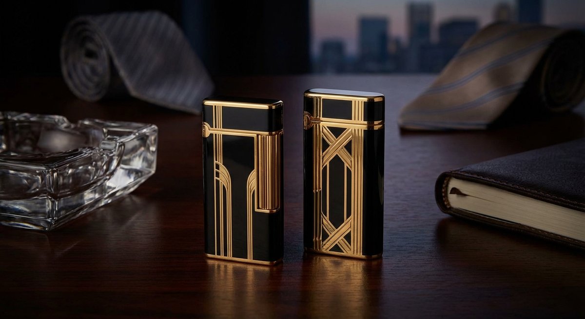 Accendini Colibri degli anni 80 con finiture dorate e argentate