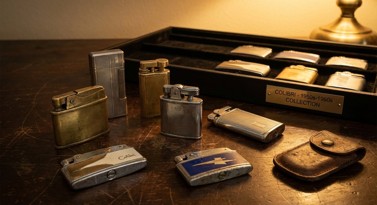 Collezione di accendini Colibri vintage anni 50 e 60